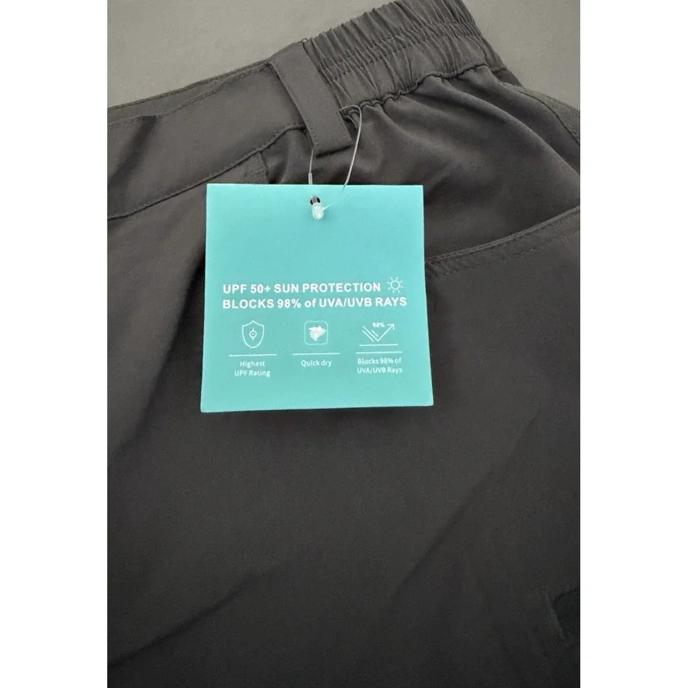 Willit Shorts Womens XL Gray UPF‎ 50 Sun Protection Hiking Outdoors Camping NWT